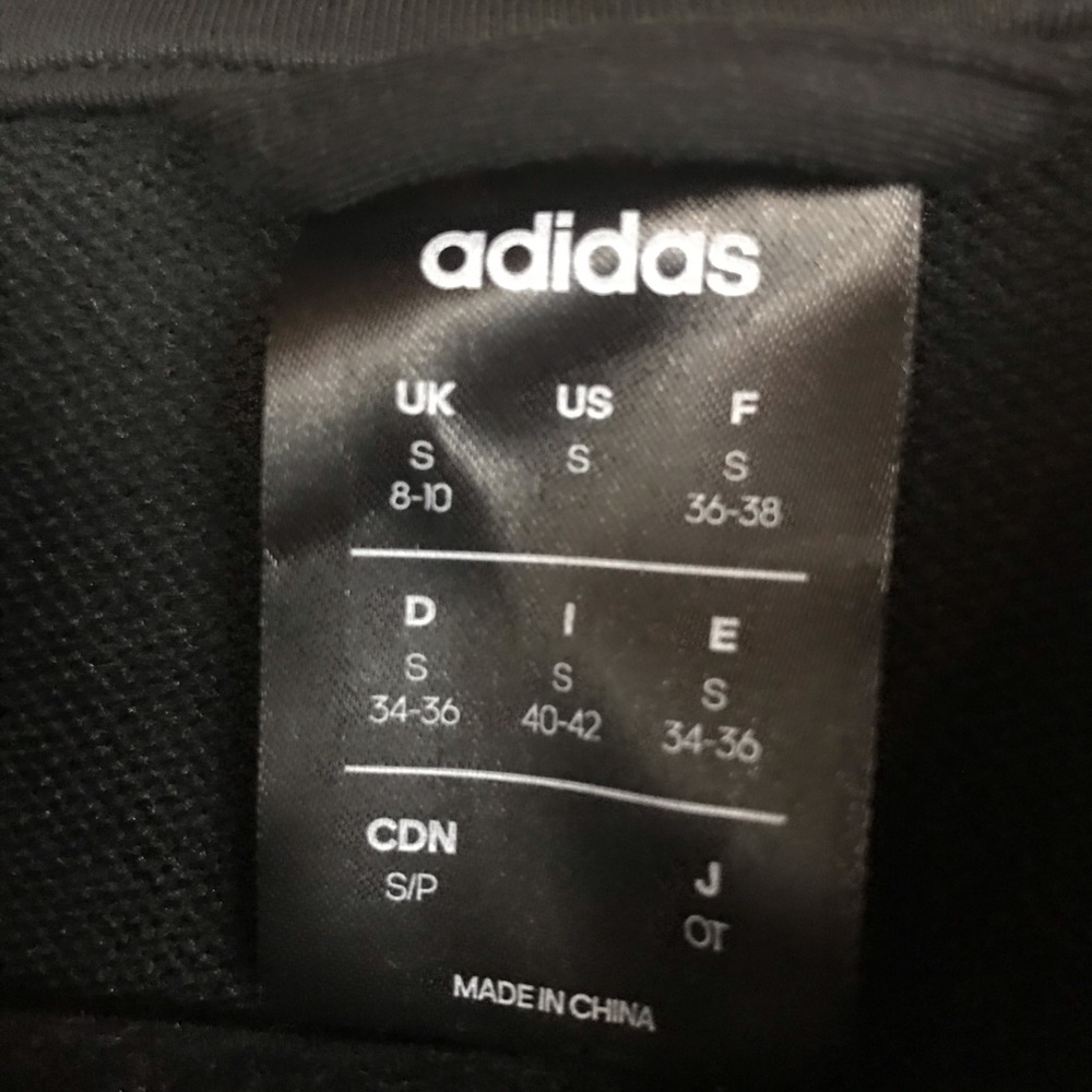 Adidas zip up hooded sweatshirt size small - Picture 6 of 8